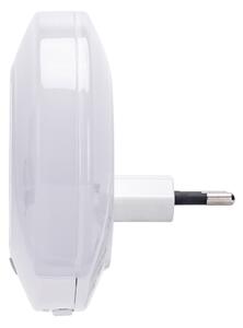 Aigostar - Lampada notturna LED da presa con porta USB LED/0,4W/230V
