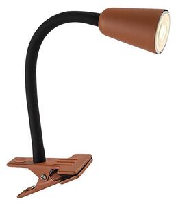 Rabalux 74090 - Lampada da tavolo con morsetto ALDO 1xGU10/7W/230V arancione