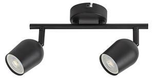 Rabalux 73102 - Faretto orientabile LIANET 2xGU10/15W/230V nero