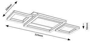 Rabalux 71477 - Plafoniera LED GLAVIAN LED/24W/230V 51,5x22 cm