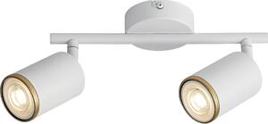 Rabalux 73105 - Faretto NOLIE 2xGU10/15W/230V bianco