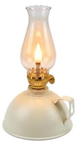 Brilagi - Lampada a petrolio MERLIN bianca