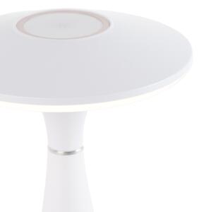 Lampada da tavolo bianca incl. LED dimmerabile in 3 fasi IP44 ricaricabile - Espace
