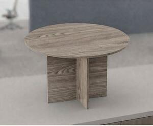 Tavolo riunione tondo EASYSPACE d120 rovere canadese