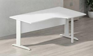 Workstation destra EASYSPACE cm 160x60/80/100x72 bianco/bianco