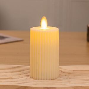 Candela Led bianca 12,5 cm effetto fiamma Bianco Caldo a batteria Wisdom