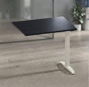 Allungo gamba ad "L" EASYSPACE cm 80x60x72 bianco/nero venato