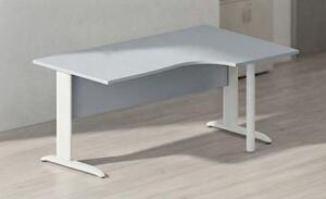Workstation destra EASYSPACE cm 160x60/80/100x72 bianco/grigio