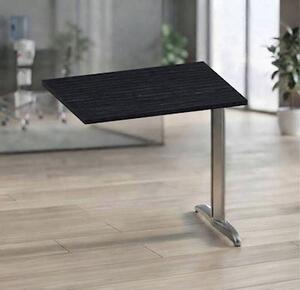 Allungo gamba ad "L" EASYSPACE cm 80x60x72 cromato/nero venato