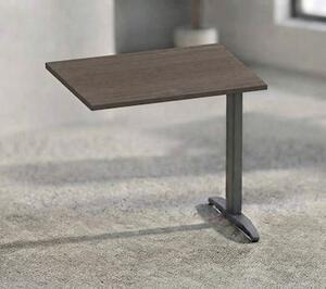 Allungo gamba ad "L" EASYSPACE cm 80x60x72 antracite/frassino toscano