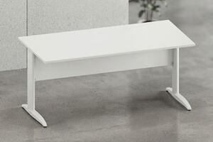 Scrivania gamba ad "L" EASYSPACE cm 120x80x72 bianco/bianco