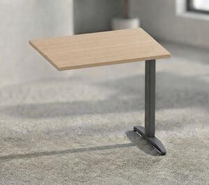 Allungo gamba ad "L" EASYSPACE cm 80x60x72 antracite/rovere chiaro