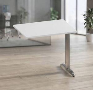 Allungo gamba ad "L" EASYSPACE cm 80x60x72 cromato/bianco