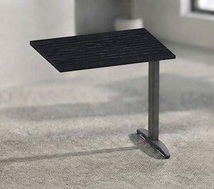 Allungo gamba ad "L" EASYSPACE cm 80x60x72 antracite/nero venato