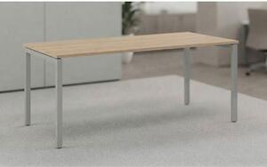 Scrivania gamba ponte EASYSPACE cm 120x80 rovere chiaro