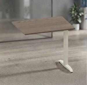 Allungo gamba ad "L" EASYSPACE cm 80x60x72 bianco/frassino toscano