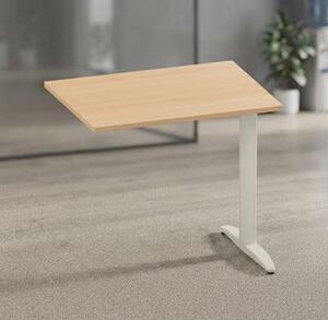 Allungo gamba ad "L" EASYSPACE cm 80x60x72 bianco/faggio