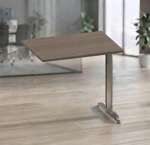 Allungo gamba ad "L" EASYSPACE cm 80x60x72 cromato/frassino toscano