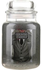 Candela 680gr Country art. Giara Grande fragranza Grey