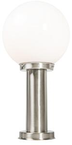 Lampione da esterno intelligente in acciaio inox 50 cm incl. WiFi A60 - Sfera