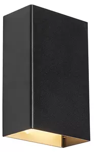 Lampada da parete intelligente nera 10 cm incl. 2 WiFi G9 - Otan