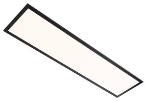 Pannello LED moderno nero 100 cm con LED Dim to Warm - Armstrong