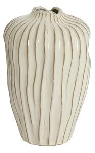 Vaso color crema in ceramica (altezza totale 30 cm) Vechhia – Light & Living
