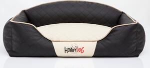 Cuscino per cani, cuccia per cani, cesta per cani, divano per cani per animali domestici. Lavabile. Modello: Elite. Dimensioni: 65 x 50 x 24 cm [Taglia: L]. Colore: beige con dettagli neri