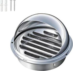 Griglia di ventilazione esterna in acciaio inossidabile 70 mm