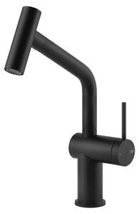 Miscelatore monocomando Gessi Inedito 60425 299 22,5 cm Nero opaco