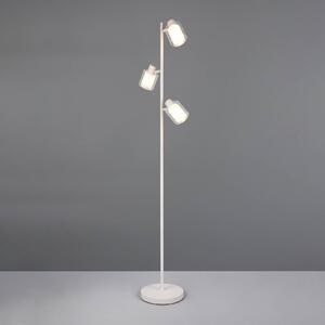 Reality Leuchten Lampada da terra Neralo, Alluminio / Grigio / Zincato, Soggiorno / Sala da pranzo, Metallo, Lampada da terra