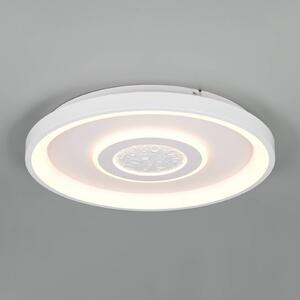 Reality Leuchten Plafoniera soffitto Nexalo, dimmerabile, Bianco / Opale, Soggiorno / Sala da pranzo, Metallo, Moderno, Plafoniera