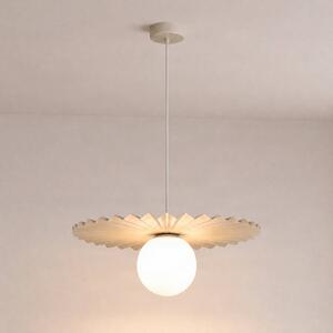 Lampada a sospensione Fiore Domiluce, dimmerabile, Crema / Ambra, Cucina, Metallo, Moderno, Lampada a sospensione