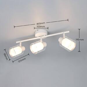 Reality Leuchten Plafoniera soffitto Neralo, dimmerabile, Alluminio / Grigio / Zincato, Soggiorno / Sala da pranzo, Metallo, Plafoniera