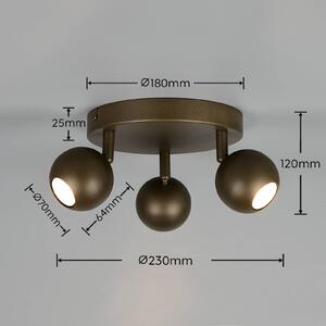 Reality Leuchten Plafoniera soffitto Enaro, dimmerabile, Alluminio / Grigio / Zincato, Soggiorno / Sala da pranzo, Metallo, Moderno, Plafoniera