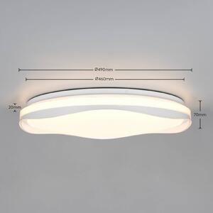 Reality Leuchten Plafoniera soffitto Pavo, dimmerabile, Alluminio / Grigio / Zincato, Soggiorno / Sala da pranzo, Plastica, Moderno, Plafoniera