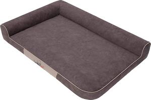 Cuccia per cani Bjird – Cesto per cani per cani di piccola, media e grande taglia – Cuscino per cani – Divano per cani "Max" – 80 x 53 x 18 cm [Dimensione: L] – Marrone
