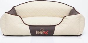 Cuscino per cani, cuccia per cani, cesta per cani, divano per cani per animali domestici. Lavabile. Modello: Elite. Dimensioni: 65 x 50 x 24 cm [Taglia: L]. Colore: beige con marrone