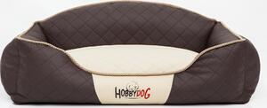 Cuscino per cani, cuccia per cani, cestino per cani, divanetto per cani, lavabile - Elite - 110 x 84 x 30 cm [Taglia: XXL] - Marrone