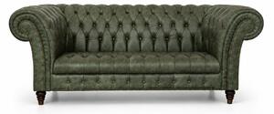 Divano Imperium Chesterfield in Pelle Primo Fiore Premium – Iconico, Finiture di Pregio