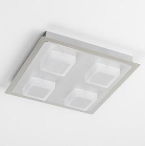 Plafoniera LED 4xLED/5W/230V 3000K 28x28 cm cromo satinato