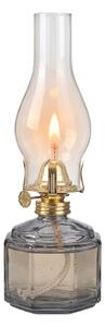 Brilagi - Lampada a petrolio MERLIN fumé/grigio