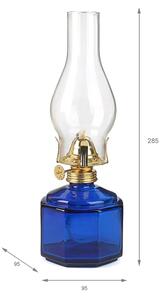 Brilagi - Lampada a petrolio MERLIN blu