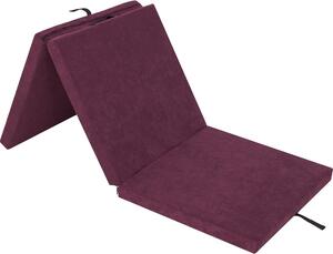 Materasso pieghevole BEN - 180×65 cm - pieghevole, rivestimento lavabile, materasso in schiuma rigida, tessuto Aloba, letto per ospiti e tappetino yoga | Pillowprim