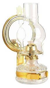 Brilagi - Lampada a petrolio con specchio MERLIN oro lucido
