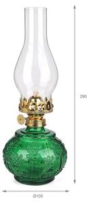 Brilagi - Lampada a petrolio MERLIN verde