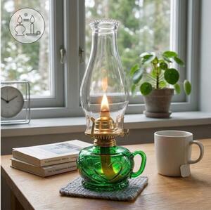 Brilagi - Lampada a petrolio MERLIN verde