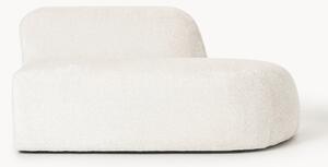 Chaise longue in teddy bouclé Wolke