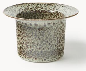 Portavaso fatto a mano con smalto reattivo Balou, alt. 19 cm