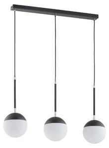Lampada a sospensione VOLDA bianco-nero-oro 3xE14x10W in metallo, dimensioni: 95x75x15 cm, IP20, Alfa